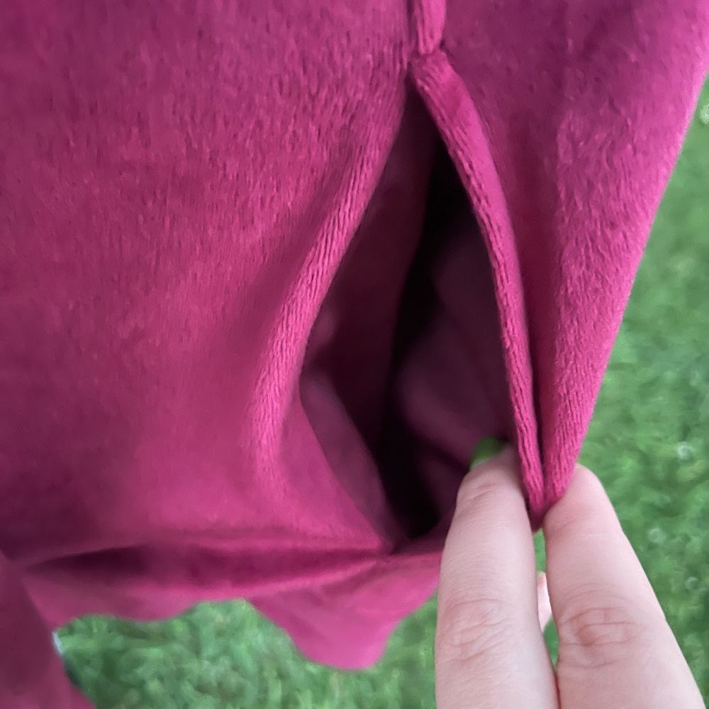 Croft & Barrow Magenta Quarter-Zip Sweatshirt - Picture 4 of 6